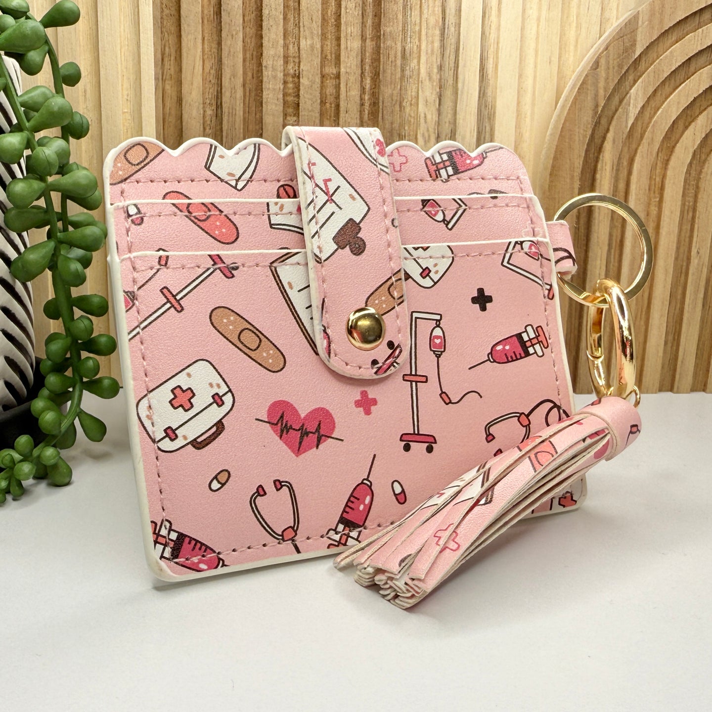 Pink Nurse Wallet w/Tassel